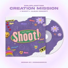 a cd cover with the words shoot on it