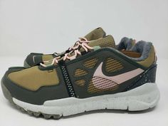 Nike Free Terra Vista - Brown Kelp Pink Glaze Mens Size 10.5 Condition - New without Box Style - Walking / Lifestyle / Casual Shoes Ships Sameday or Nextday - Arrives in 2-3days Athletic Models, Slip Resistant Shoes, Sneaker Art, Marathon Running Shoes, Running Shoes Sneakers, Rubber Heels, Canvas Sneakers, Browning, New Nike