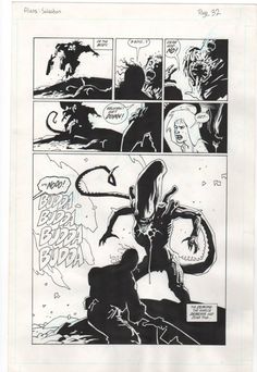 a comic strip with an image of a demon