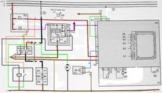 the wiring diagram for an electrical device