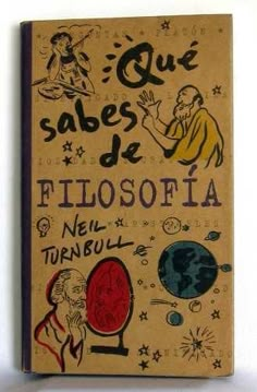 a book cover with an image of the earth and other things in spanish on it