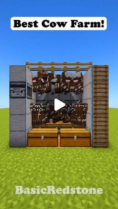 the best cow farm in minecraft