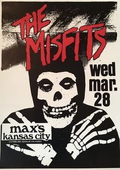 a poster for the misfits at kansas city hall