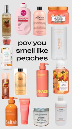 Preppy Products, Peach Sorbet, Skin Care Quiz, Sweet Peach, Female Body, Body Skin Care Routine, Body Products, Pretty Selfies, Body Skin