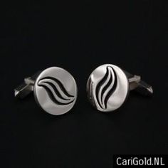 #Marbles - Inspired by the cd off #Marillion - Jewellery - Handmade Sterling silver #Cufflinks (18,5mm)- CLMAR185 - Designed by Karin Hengeveld - to order check - www.CariGold.nl Silver Cufflinks, Sterling Silver Cuff, Cuff Links, Silver Cuff