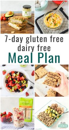 the 7 - day gluten free meal plan is full of delicious, healthy meals