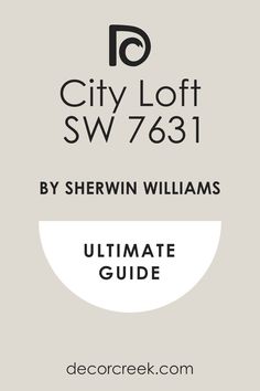 City Loft SW 7631 by Sherwin Williams | Ultimate Guide City Loft Sw, City Loft Sherwin Williams, Off White Paint Colors, Painting Trim White, Trim Paint Color, Sherwin Williams White, Home Paint Color, City Loft, Loft Wall