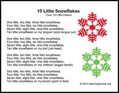 the snowflakes are written in two different languages, and each has its own meaning