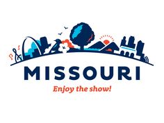 the logo for missouri enjoy the show