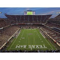 a football stadium filled with lots of people