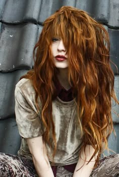 Edgy Long Hairstyles, Edgy Long Hair, Edgy Hairstyles, Edgy Haircuts, Long Red Hair, Fresh Hair, Athletic Hairstyles, Curly Bob Hairstyles