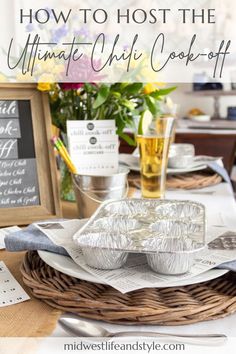 the ultimate guide to host the ultimate chic cook off