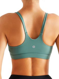 PRICES MAY VARY. ✅【High-quality fabric】: KIMTREE sports bra is made of premium fabric, consisting of 75% nylon and 25% spandex, with excellent moisture-wicking and breathability, ensuring a comfortable wearing experience. ✅【 Outstanding design】:Longline sports bra features a U-shaped back design and wide shoulder straps to protect and showcase the beautiful back line, reduce shoulder pressure, provide support, and highlight women's charm. ✅【 Medium support 】：Strappy sports bra is equipped with removable cups, providing medium support, easy to clean and removable, ensuring comfortable wearing for extended periods. ✅【Multi-scene wearing】: Suitable for running, fitness, yoga, and other sports, can also be paired with casual and daily wear, high-quality fabric is comfortable and skin-friendly, Cheap Seamless Yoga Tank Top, Cheap Supportive Yoga Activewear, Affordable Workout Tank Top With Light Support, Cheap Sleeveless Activewear For Pilates, Cheap Stretch Halter Top For Workout, Cheap Athleisure Tank Top For Yoga, Cheap Workout Tops With Light Support, Cheap Athleisure Running Tank Top, Supportive Functional Sports Bra At Affordable Price