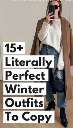 Winter Outfit Capsule Wardrobe, What To Wear In Cold Weather, Winter Stylish Outfits For Women, 2024 Fall Outfit Ideas, 2024 Winter Outfit Aesthetic, Winter Outfits 2023 2024, Fashion Inspo Outfits 2024, Outfit Ideas Winter 2024, Denim On Denim Outfit Fall