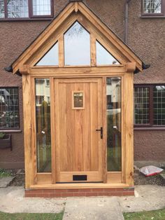 Upvc Porches, Porch Oak, Quotes Finance, Oak Porch, Brick Porch, Bungalow Extensions, Glass Porch, Ranch Exterior