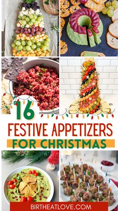 twelve festive appetizers for christmas