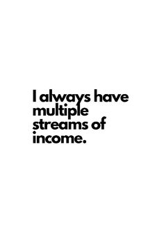 Multiple Streams Of Income Write The Vision, Money Prayer, Multiple Income Streams, Multiple Income, Wealth Quotes, Financial Motivation, Streams Of Income, Multiple Streams Of Income