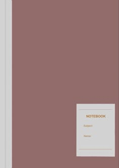 Goodnotes Cover Minimal, Goodnotes Journal Templates Free, Notepads Templates, Goodnotes Book Cover, Planner Cover Template, Notebook Ideas Cover Design