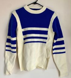 1970's Sears Sports Center Sweater. Size XS (true to size). Excellent vintage condition, no known flaws. Varsity Sweater, Vintage Old Navy, Sports Center, Pullover Outfit, Oliver Bonas, Sweater Outfits, Old Navy, Cool Stuff, 1970s