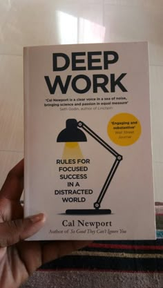 the book deep work rules for success in a dictated world by cal newport