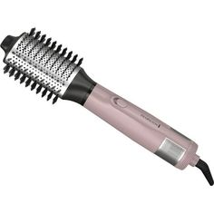 Youve probably heard that styling your hair while its damp will cause damage. Well now theres a safe way to do it: Powerful airflow and long lasting stylesall in one step! The REMINGTON Pro Wet2Style Oval Dryer & Volumizing Brush features a unique vented barrel that uses powerful airflow and optimized heat to remove excess water as you style. This eliminates the need for blow drying, so you can style up to 20% faster*. The brushs oval design with combination bristles is ideal for smoothing style Remington Hair Dryer, Dryer Brush, Hair Dryer Brush, Styling Brush, Heat Damage, Fun Shots, Blow Dryer, Hair Tools, Hair Dryer