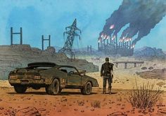 Mad Max Drawing, Mad Max Concept Art, Mad Max Cars, Apocalypse Landscape, Apocalypse World, Apocalypse Aesthetic, The Road Warriors, Apocalypse Art, Road Warrior