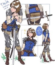 Knight Drawing, Anime Military, Female Knight, Character Design Sketches