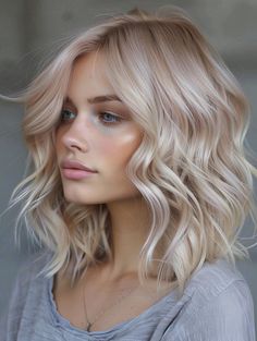 Blonde Hair Color Ideas The Best Blonde Hair Color, Champagne Hair Color Blonde, Milky Brown Hair With Highlights, Medium Blonde Hair Color Ideas Mid Length Layered Bobs, Toned Hair Blonde, Best Blonde For Green Eyes, Global Blonde Hair, Pearl Blonde Hair Balayage, Best Blonde For Pale Skin Blue Eyes