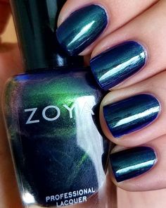 Nails Shimmer, Pretty Nail Colors, Nail Shimmer, Nail Colours, Silver Blue, Pretty Nails, Blue Green