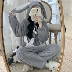 Size: M Pajamas Cute, Hooded Jumpsuit, Pijamas Women, Flannel Nightgown, Winter Collars, Girls Sleepwear, Cute Princess, Fleece Pajamas, Cute Pajamas