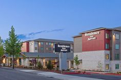 the residence inn hotel and suites is located at dusk