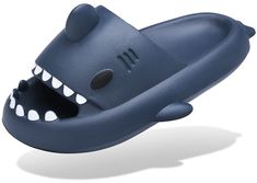 PRICES MAY VARY. 1.6 inch thick sole that provides good support to your feet The deep heel cup footbed fits the curve of the foot pelvic floor and makes walking more comfortable The whole shark slippers are made of high-density premium EVA material which has excellent flexibility and durability, lightweight, soft This shower slippers has a non-slip sole, allowing you to walk smoothly whether in the bathroom or outdoors on a slippery road Trendy cloud slides are perfect for any indoor outdoor act Shark Slides, Cloud Slippers, Shower Slippers, Shark Slippers, Pool Shower, Shower Shoes, Slippers Summer, Slides Slippers, Kids Slide