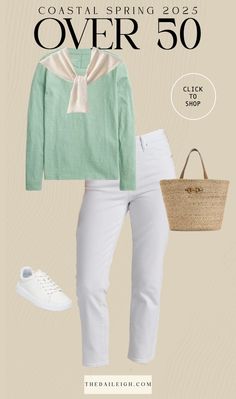 2025 Coastal Spring Outfits Over 50, What To Wear in Spring In Your 60s, Coastal Spring Capsule Wardrobe for Women Over 50, Spring Retiree Outfit Ideas, Dressing Over 50, What To Wear in Spring Over 50, Dressing Over 60