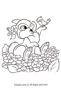 a cartoon bird sitting on top of flowers