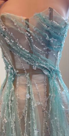 Siren Costume, Ocean Dress, Diy Moss, Look Boho Chic, Sea Dress, Mermaid Aesthetic, Theme Dress, Mermaid Inspired, Gowns Prom