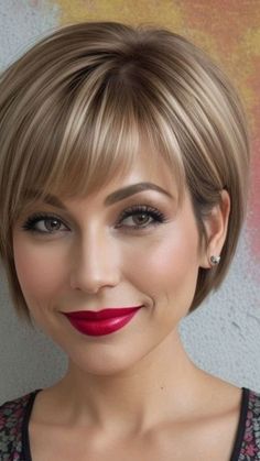 Short Bobs, Easy Hair Cuts, Shaggy Haircuts, Bob Haircut For Fine Hair, Choppy Hair, Brown Hair With Blonde Highlights, Edgy Short Hair, Women's Hairstyles