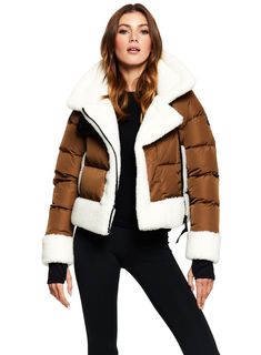 SAM. | BENNETT | Jacket/coat Warm Winter Jackets, Shearling Vest, Italian Fabric, Duck Down, Down Coat, Quilted Jacket, Puffer Jacket, Down Jacket, Walnut