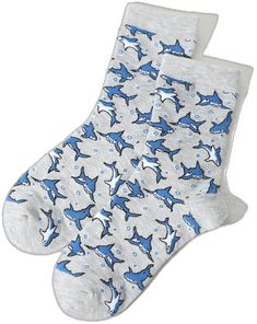 Shark Socks, Animal Print Socks, Vogue Kids, Shark Pattern, Funky Socks, Dr Wardrobe, Men Socks