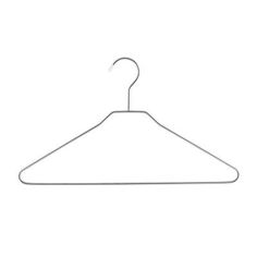 a white hanger on a white background