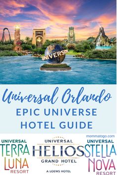 Universal Orlando Hotels Epic Universe, Orlando Florida Universal Studios, Orlando Hotels, Universe Theme, Universal Resorts, Universal Vacation