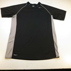 NIKE PRO FITDRY ATHLETIC JERSEY TEE T SHIRT Mens M Black Size Mens M    GOOD CONDITION   100% AUTHENTIC QUALITY MADE The shirt measures from armpit to armpit 21"    and measures from top to bottom 30" The color is: Black The fabric content is: 84% Polyester 16% Spandex   GK5 The letters above are for us to locate the item in our collection    There are more large photos of this item at the bottom of the page                 About TheBestStuffEver Our goal is 100% CUSTOMER SATISFACTION. We do our Nike Dri-fit T-shirt For Running, Dri-fit Crew Neck T-shirt For Streetwear, Nike Gray Sports T-shirt, Nike Dri-fit T-shirt With Go-dry Technology, Nike Dri-fit T-shirt With Go-dry, Nike Moisture-wicking T-shirt For Running, Nike Go-dry T-shirt For Running, Nike Dri-fit T-shirt For Workout, Nike Athletic Fit T-shirt For Sports