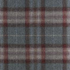 a plaid pattern with red and blue colors is shown in this close up image,