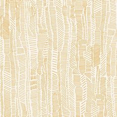 an orange and white wallpaper with wavy lines on the bottom, in shades of yellow