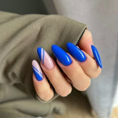 #gładkiepaznokcie #gładkastylizacja #paznokcie #indigo #nails #niebieskiepaznokcie #bluenails #niebieskiezdobienia #niebieskielakieryhybrydowe #niebieskilakierhybrydowy #bluenailpolish #nailpolishlover #hybridnails #bluehybridnails #wakacyjnastylizacja #letniastylizacja #lato2022 #summer2022 #summernails #summervibes #hotlook #trendynails #letnieinspiracje #lovelynails #fashionnails #wakacyjnemani #letnilook #paznokcioweinspiracje #niebieskastylizacja #niebieskimanicure #bluelook #bluelover Pretty Blue Nails, Easter Nail Art Ideas, Easter Nails Easy, Trendy Summer Nails, Summer Nails Almond, Easter Nail Designs, Indigo Nails, Blue Acrylic Nails, French Elegance