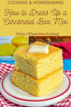 Cooking And Homemaking - How to Dress Up a Cornbread Box Mix Cream Potatoes, Easy Cornbread