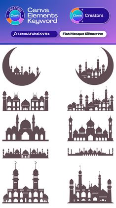 the silhouettes of islamic architecture