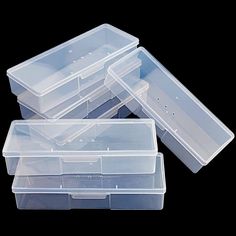 PRICES MAY VARY. Package Included: you will receive 6pcs nail tool box and 1pcs stickers labels. With the labels, you can easy to distinguish the items you store. Material: the clear box storage case for organizing are made of plastic material, transparent, lightweight to carry and use.The size of manicure tool box is 7.5x2.5x1.5inch. Wide Application: manicure personal tool box for nail tech is great for storing nail tool, nail files and buffers, nail brushes, tweezers and manicure pedicure kit Manicure Kit Storage, Nail Care Box, Store Nail Supplies, Portable Nail Tech Storage, Nail Powder Storage, Clear Manicure, Dog Pooper Scooper, Nail Box, Cat Bed Furniture