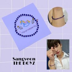 Sangyeon The Boyz, Beads Bracelets, The Boyz, Beading Tutorials, Beaded Jewelry Diy, Jewelry Diy, Bead Bracelet, Kpop Idol, Beaded Jewelry