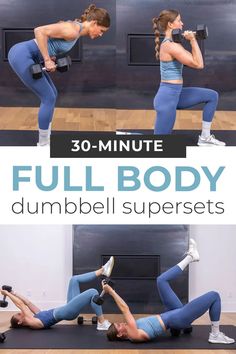 the full body dumbbell exercises are great for beginners