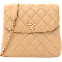 Euc Authentic Chanel Lambskin Quilted Flap Shoulder Bag In Beige. Squared Diamond Quilted Lambskin Leather. Bag Features Waist Length Gold Chain Link Leather Shoulder Strap With Matching Cc Turn Lock. Opens To Beige Leather Interior With Zipper/Patch Pockets. Pocket In Back Of Purse As Well. Can Be Used As Crossbody.Dims: Base: 9 In; Height: 8 In; Width: 3.50 In; Drop: 19.50 In. Comes With Box And Dust Bag. Flap Shoulder Bag, Square Diamond, Diamond Quilt, Waist Length, Leather Interior, Lambskin Leather, Chanel Bag, Chain Link, Gold Chain